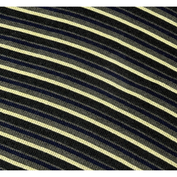 Vintage 90s Chenille Knit Sweater Plus 3X Striped Grunge Boxy Skater Masculine - Picture 3 of 10